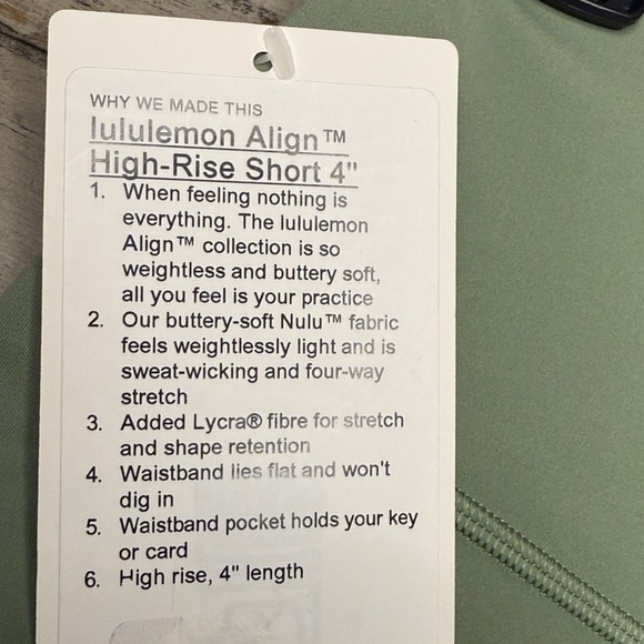 lululemon Align High-Rise Short 4" - Picture 4 of 4